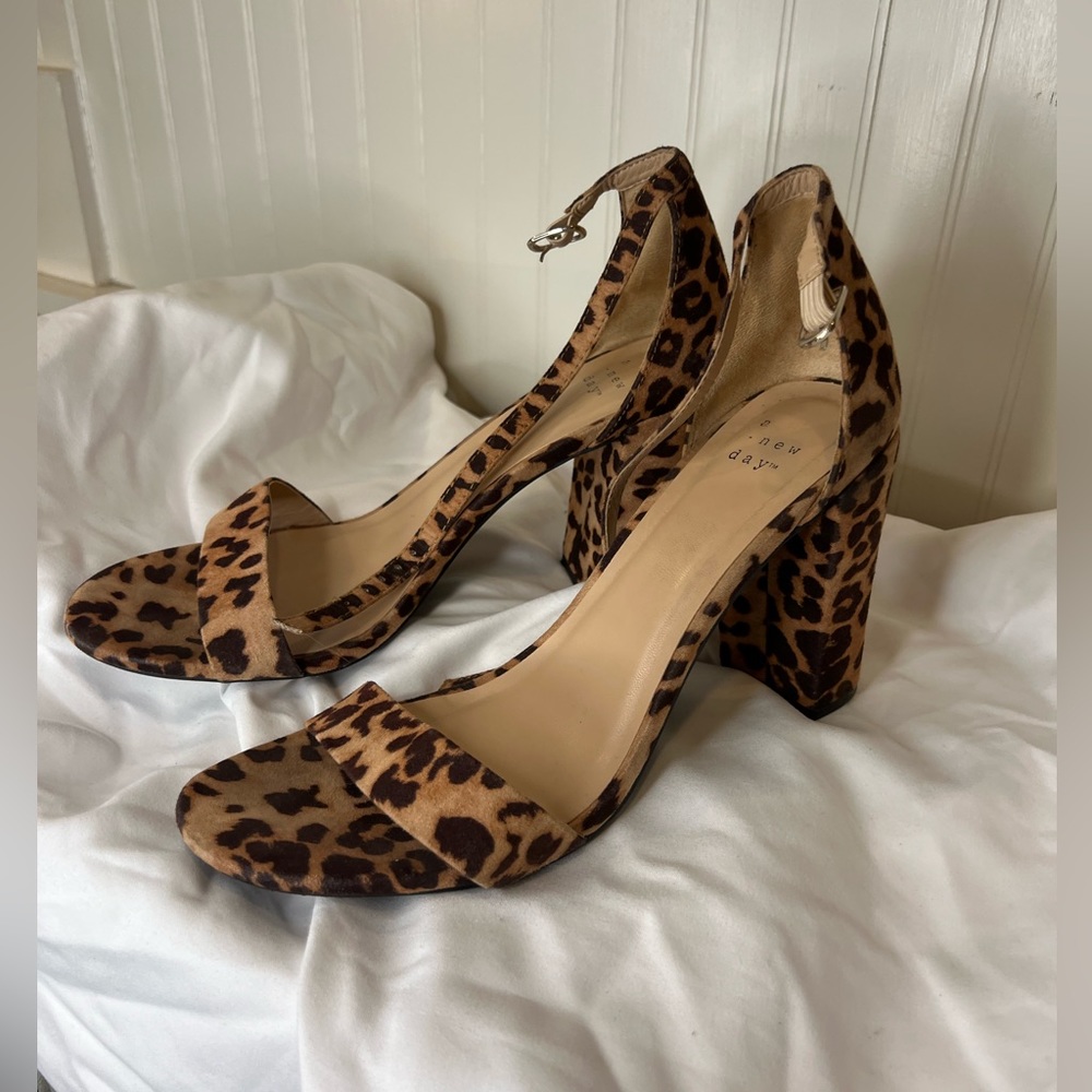 Leopard Print Women's Heels